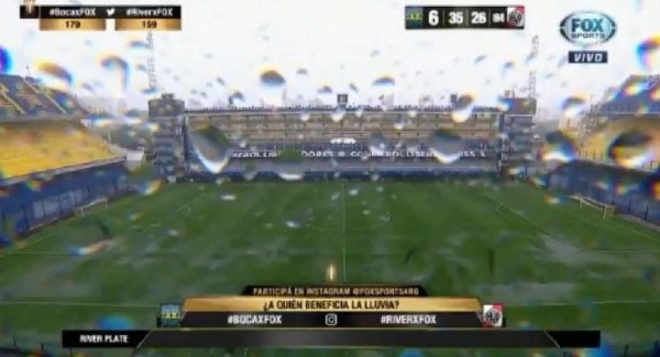 EN FOTOS: Así se ve La Bombonera por el torrencial aguacero en Buenos Aires