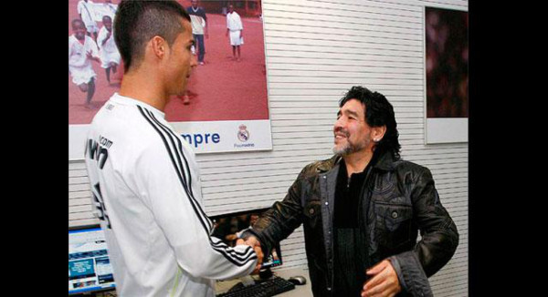 Diego Maradona cree que Cristiano merece el Balón de Oro
