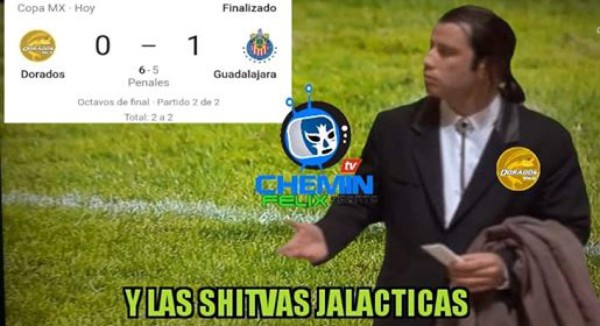 Los memes liquidan a las Chivas 'galácticas' por quedar fuera de la Copa MX ante Dorados
