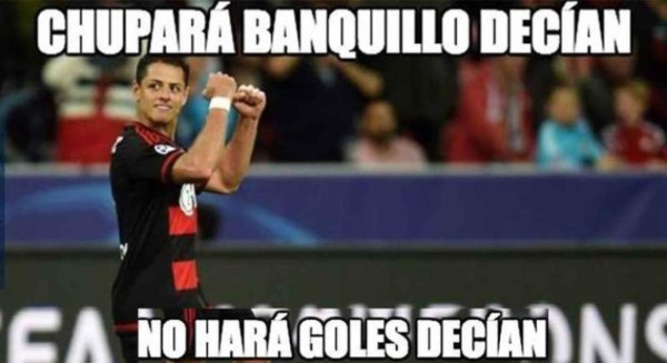 Los memes Chicharito Hernández goleador del Bayer Leverkusen