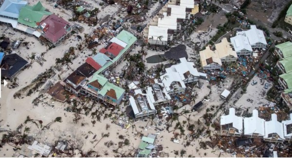 Antes y después del Caribe con el paso del huracán Irma