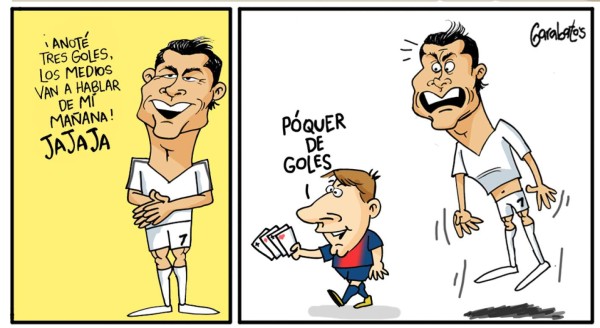 Las Mejores Caricaturas de Lionel Messi por Garabatos.