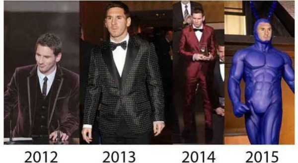 Los mejores memes de la entrega del Balón de Oro 2014