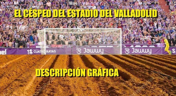 Los memes atacan a Xavi y a la cancha del José Zorrilla tras el Valladolid-Barcelona