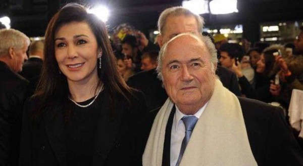 Joseph Blatter se hizo presente con su bella novia Linda Barras