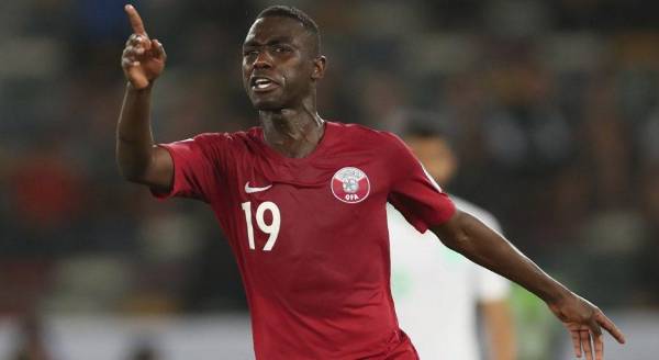 Almoez Ali fue el anotador del único gol en el amistoso entre Qatar y Honduras.