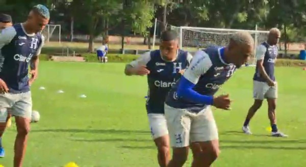 'Buba' y Menjivar se lucen, Benguché sonriente: Así fue el último entrenamiento de Honduras previo al Final Four
