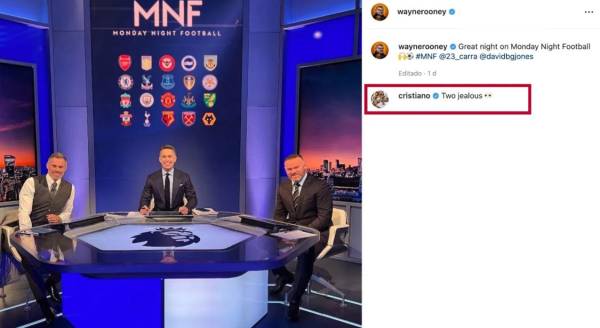 ¿Ironía? La inesperada respuesta de Wayne Rooney al pólemico comentario de Cristiano Ronaldo