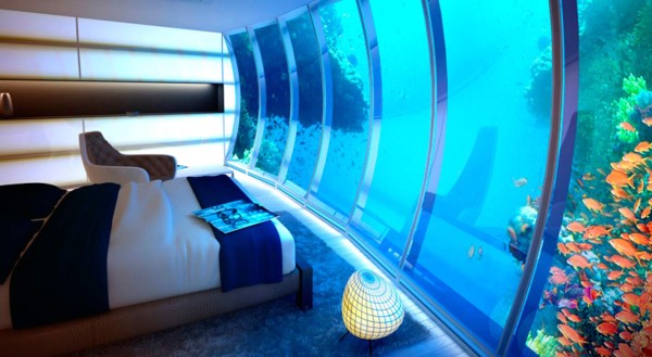 Los maravillosos caprichos en Dubai: Una cancha de Tenis bajo el agua