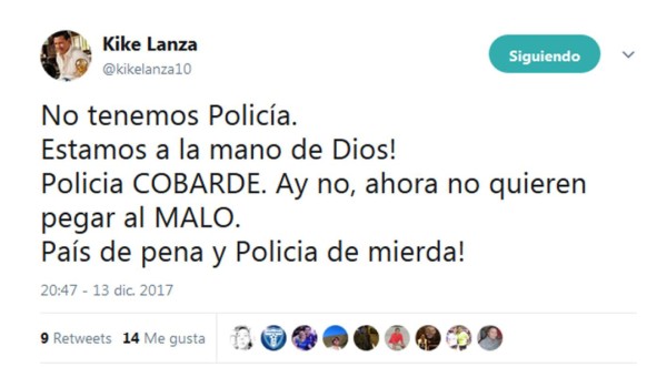 Periodistas y gente del deporte, lanzan duras críticas tras el suceso del Morazán
