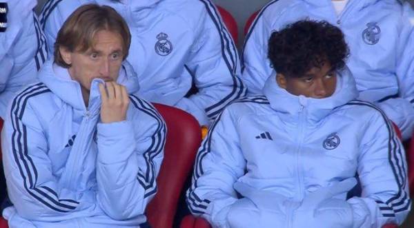 Endrick se quedó todo el partido ante Atalanta en el banquillo.