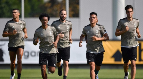 En fotos: El primer entrenamiento de Cristiano Ronaldo con la Juventus