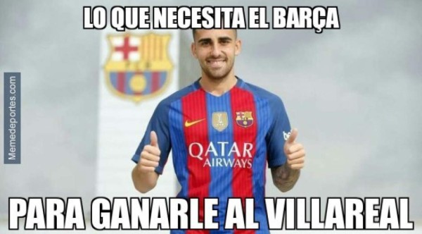 Masacran al Barcelona en memes por su empate ante Villarreal