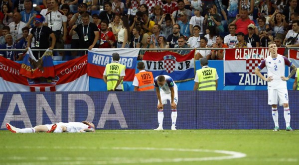 El triste adiós de los islandeses en la Copa del Mundo, Rusia 2018
