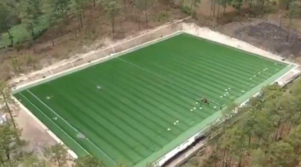 Así es la cancha sintética FIFA Pro en el Proyecto Gol de Siguatepeque