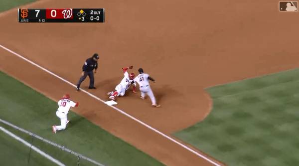 Mauricio Dubón se luce con jugada defensiva en triunfo ante los Nacionales; Gigantes, con el tercer mejor récord en la MLB