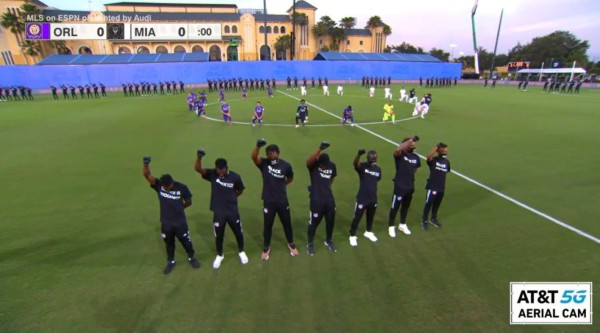 'Negro y orgulloso”: Elis, Maynor y Boniek, protestan contra el racismo en el inicio del torneo de la MLS