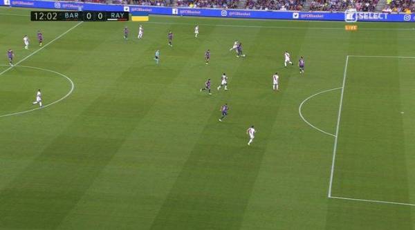 ¡Se estrelló la Xavineta! El súper Barcelona no pudo con el Rayo Vallecano y empató en el inicio de la Liga Española