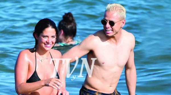 Fotos: Captan a Chicharito Hernández con modelo australiana Sarah Kohan