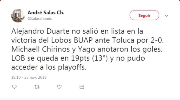 Lo que dicen los periodistas y medios mexicanos del gol de Michaell Chirinos