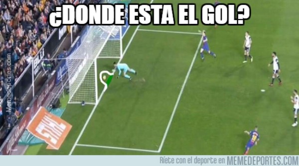 ¡Para morir de risa! Los divertidos memes que dejó el empate del Valencia contra Barcelona en Mestalla