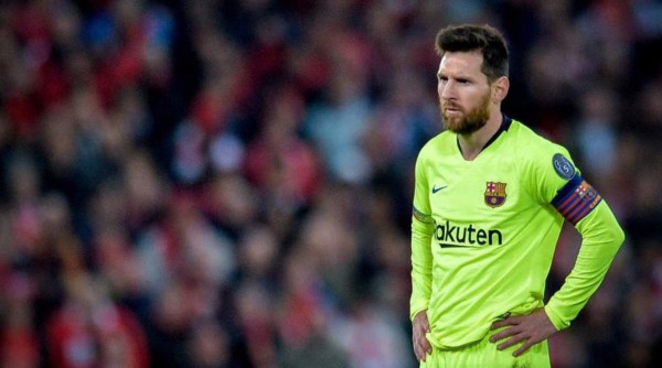 FOTOS: El sufrimiento de Messi tras la eliminación del Barcelona ante Liverpool