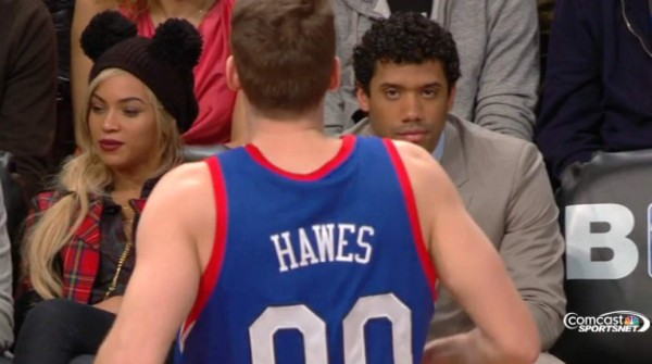 Beyonce, la encantadora fanática de la NBA