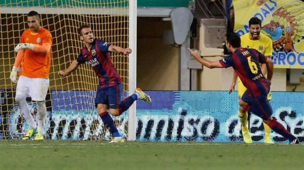 Barcelona venció 1-0 a Villarreal y es puntero de la Liga BBVA