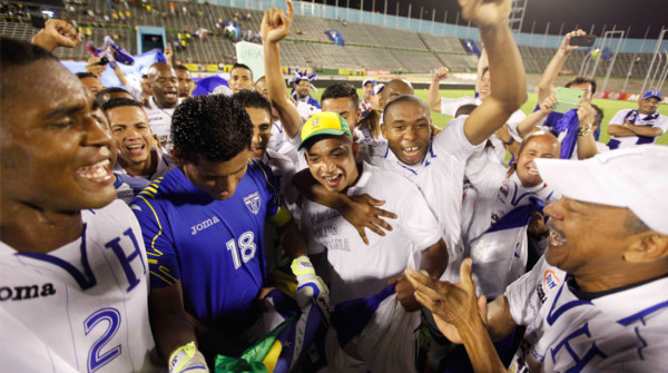 Honduras y su celebración de Mundial en Kingston