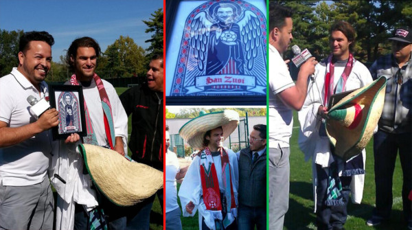 Mexicanos convierten en santo a Graham Zusi