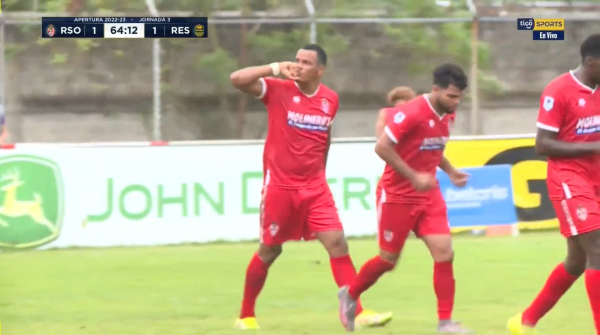 ¡Tremendo golazo! Rony Martínez se luce con chilena ante Real España y vuelve anotar seis meses después