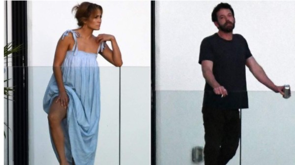 Filtran fotos de Jennifer Lopez y Ben Affleck juntos en Miami; captados en un balcón y en el gym
