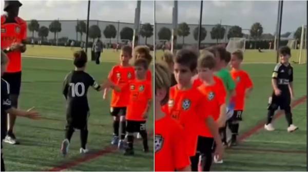 Ciro porta la 10 como su padre en el primer equipo del Inter Miami.