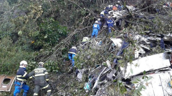 Las 24 imágenes más desgarradoras de la tragedia del Chapecoense