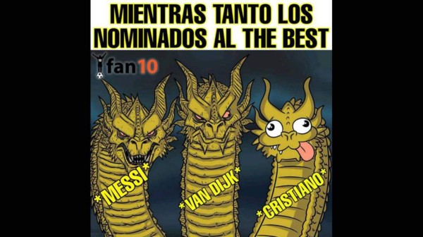 Los otros memes que no has visto de los Premios The Best donde destrozan a Messi