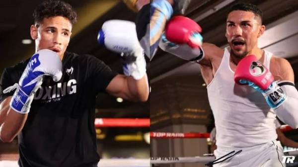 Teófimo López y Jamaine Ortiz prometen una tremenda pelea en Las Vegas.