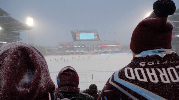 ¡A 18° bajo cero! Colorado-Portland Timbers, el partido más frío de la historia de MLS
