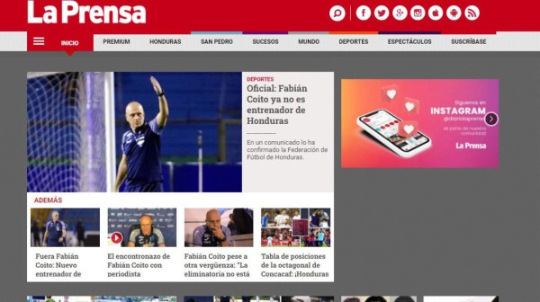 La prensa deportiva reacciona tras el despido de Fabián Coito de la Selección de Honduras