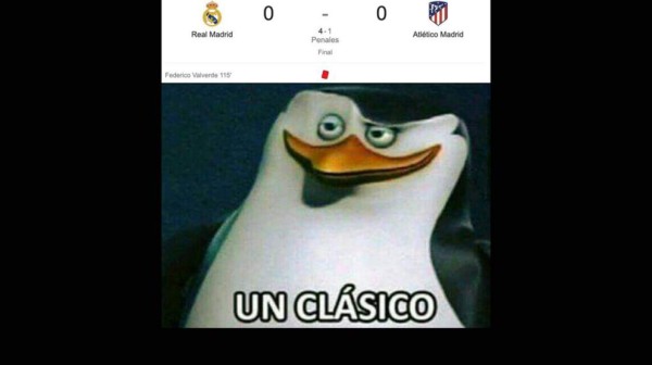 Los divertidos memes que 'trituran' al Atlético tras perder una nueva final contra Real Madrid