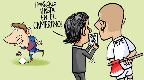 Recuerda y revive las caricaturas del clasico Real Madrid vs Barcelona.