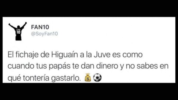 ¡Crueles memes! Primer entrenamiento de Higuaín y así se burlan