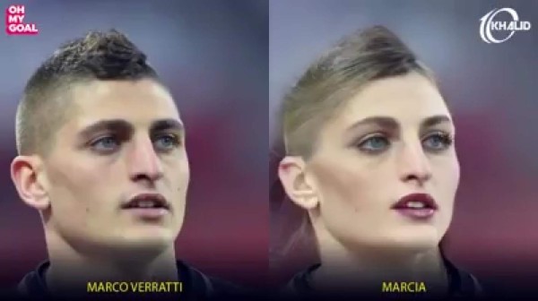 Así se verían las grandes estrellas del fútbol si fuesen mujeres