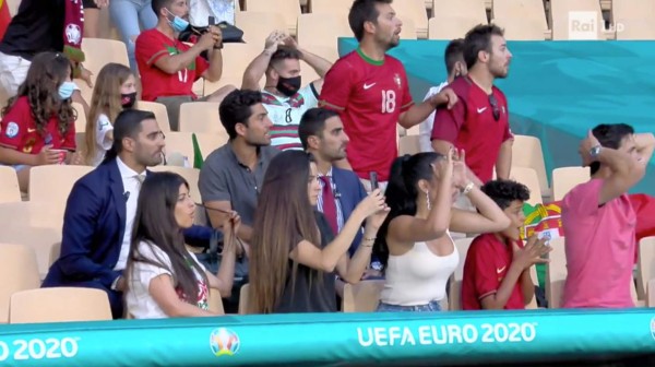 Bellezas: Georgina Rodríguez y sus amigas deslumbran en el estadio durante el Portugal-Bélgica