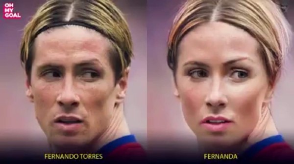 Así se verían las grandes estrellas del fútbol si fuesen mujeres