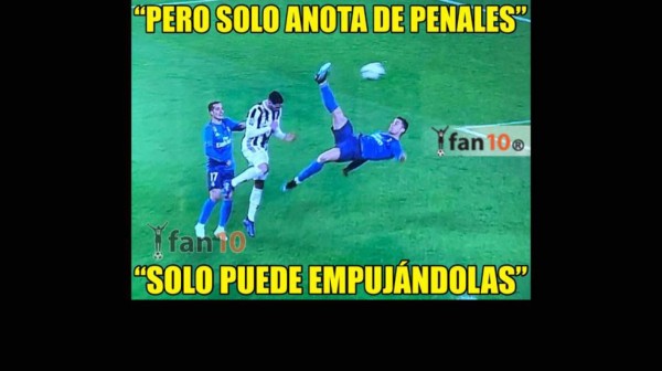 Los divertidos memes que dejó el golazo de chilena de Cristiano Ronaldo