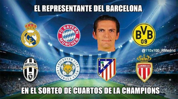 ¡Imperdibles memes del sorteo de la Champions League!