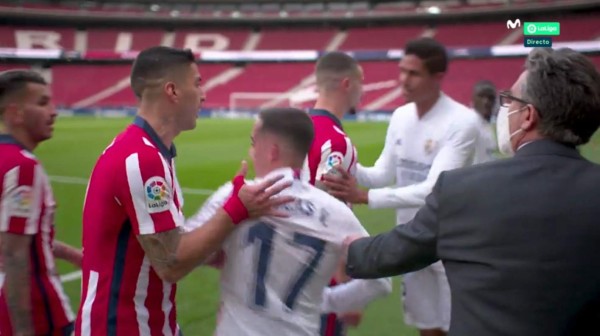 Encontronazo de Luis Suárez con jugador del Real Madrid y el nuevo 'rol' de Koke en el Atlético