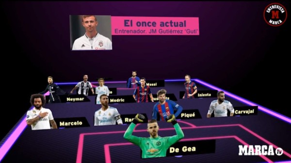 Con puras estrellas: Guti elige el mejor 11 de su época como futbolista