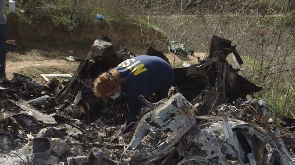Impactante: Así quedó el helicóptero de Kobe Bryant tras el fatídico accidente