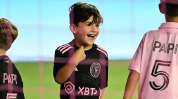 Ciro Messi es el mejor de los tres hijos de Messi, tiene seis años.